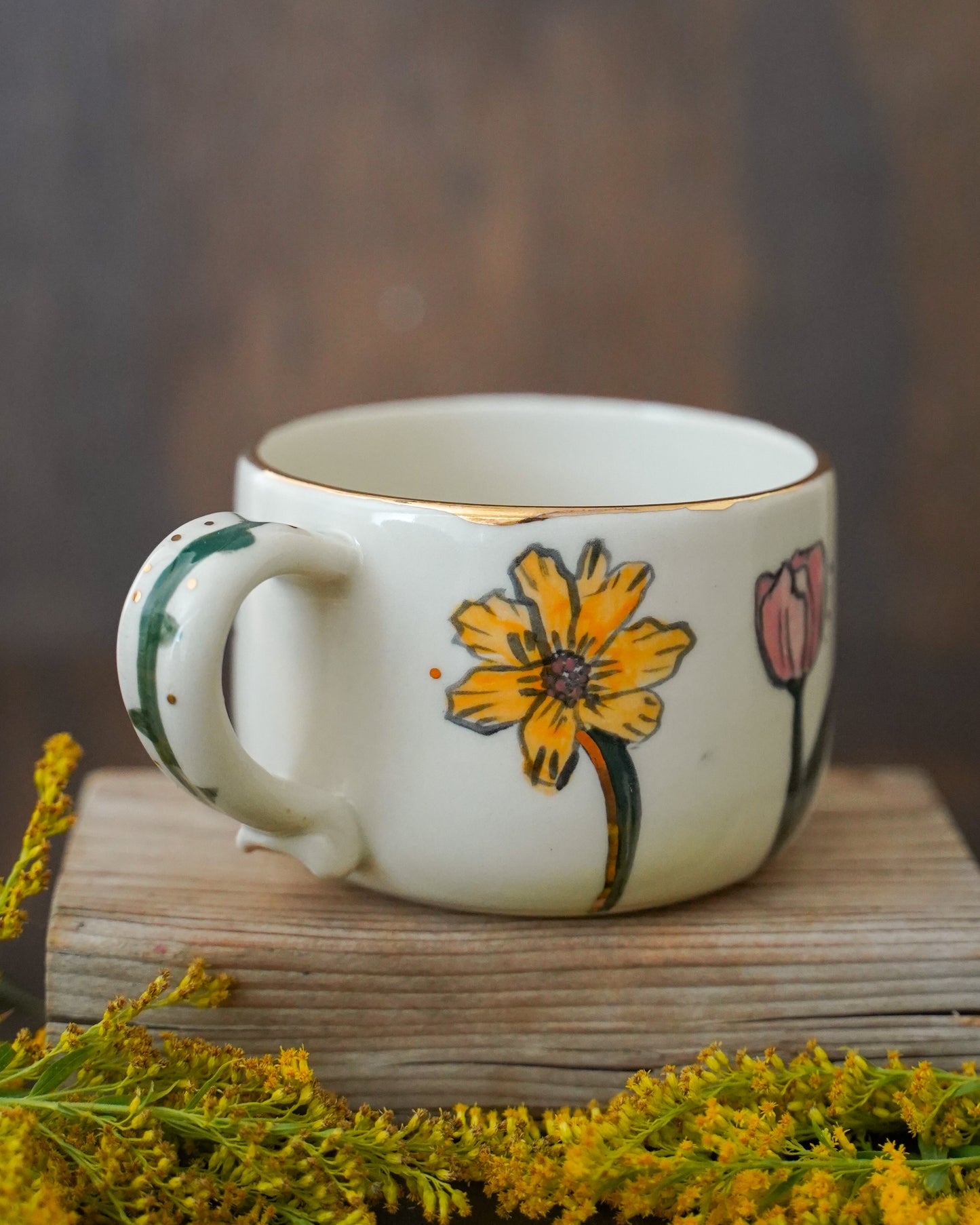 Tulip and Sunstar mug