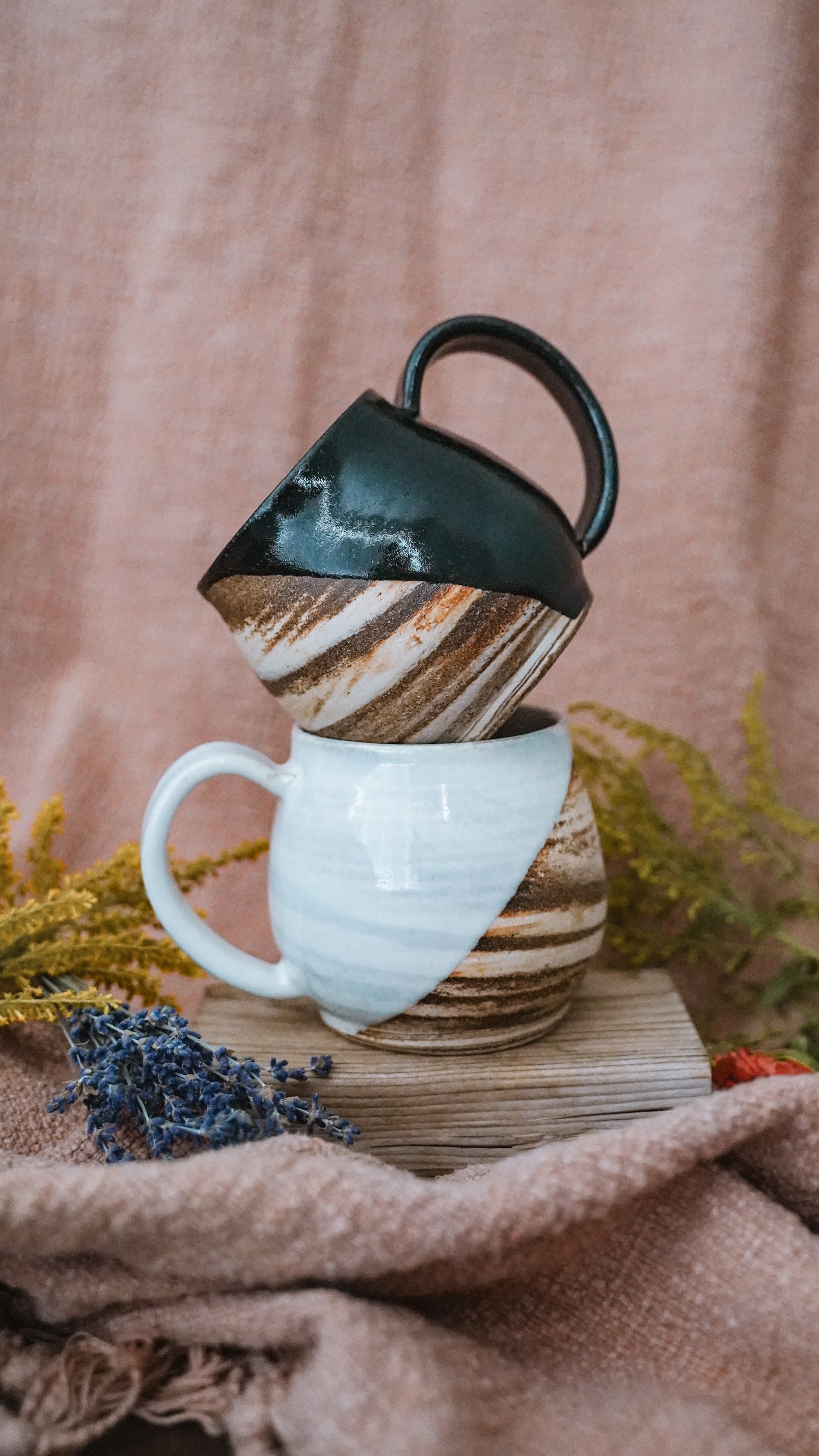 Black Marble Mug
