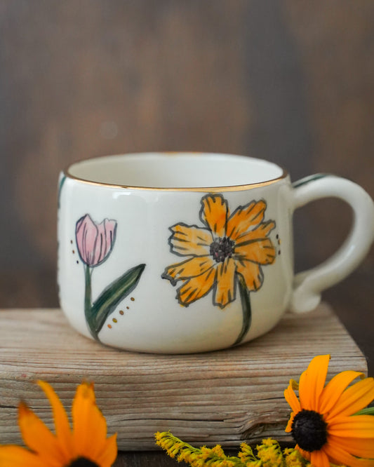 Tulip and Sunstar mug