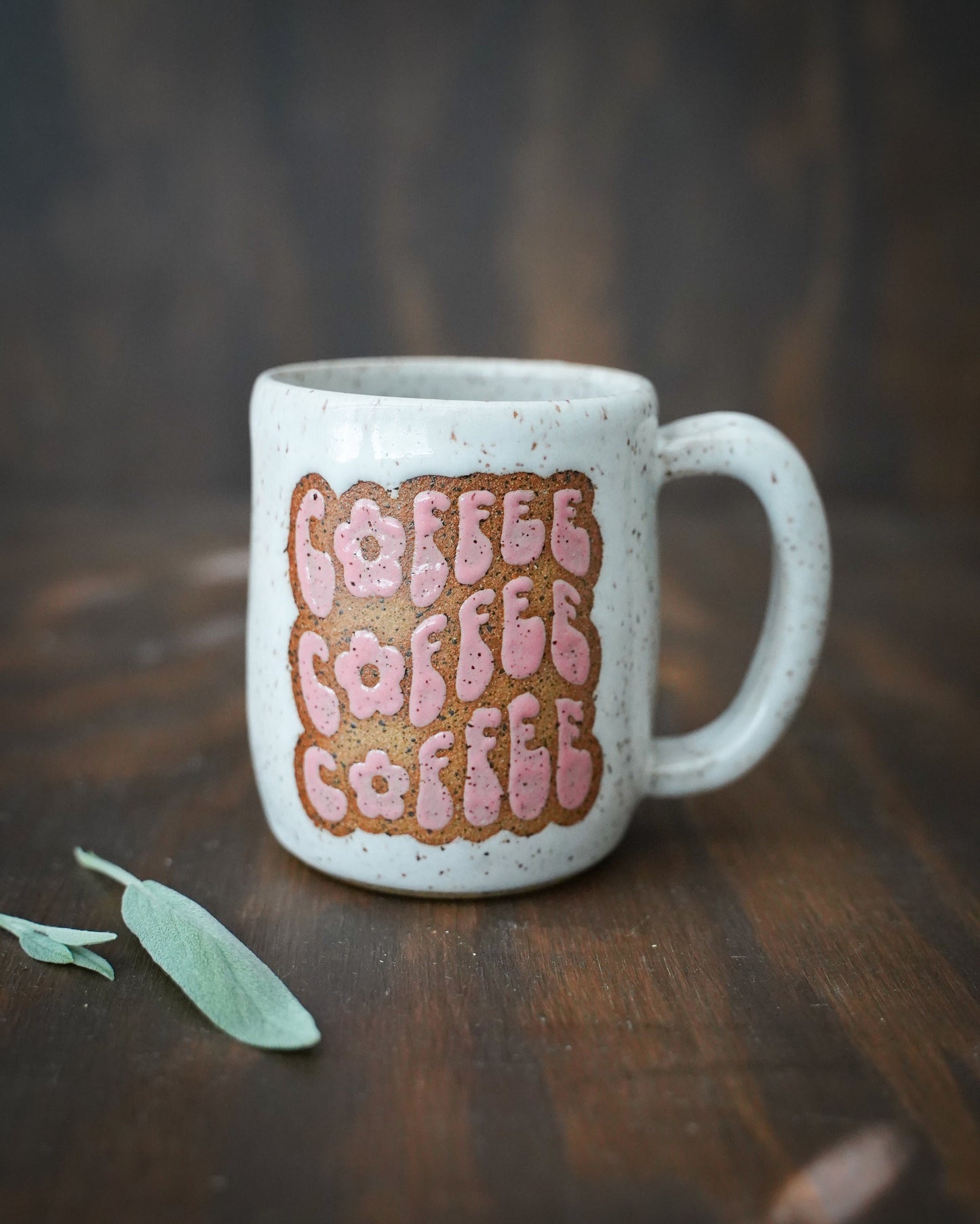 Coffee coffee coffee Mug/Handmade Ceramic Large Coffee Mug/Unique Large Mug/Birthday Gift/ Coffee Tea Drink Gift