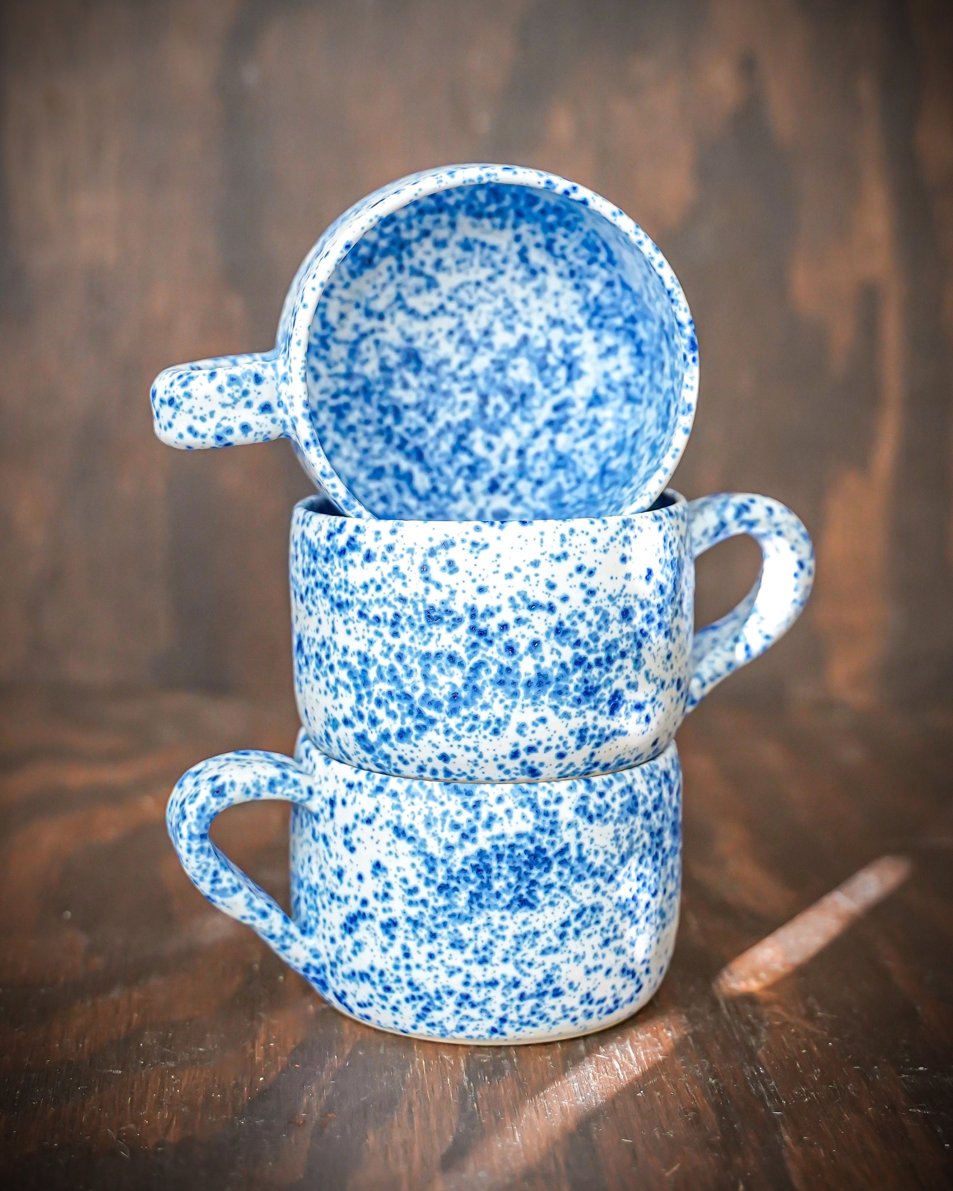 Min’s yogurt mug ( blue freckle)